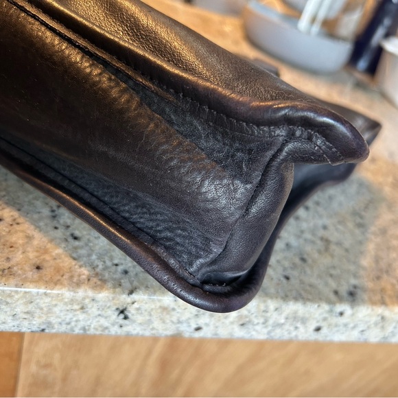 Coach Briefcase Bag Unisex Vintage Coach Black Leather - RARE & VALUABLE! - Picture 11 of 15